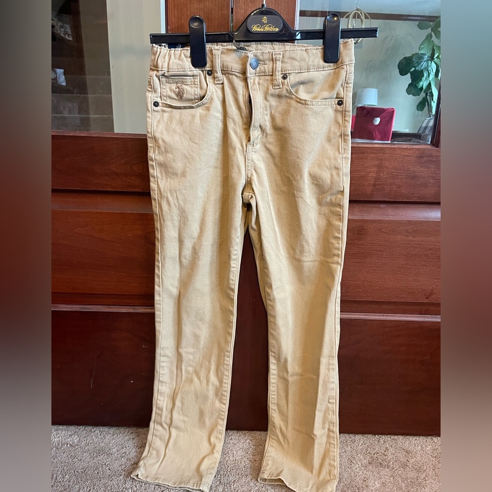 U.S. Polo Assn. Kids Light Brown Slim Jeans